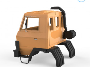Tatra 815 3D 프린트 모델