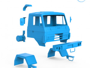 Tatra 815 3D 프린트 모델
