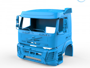 Volvo FMX porteur 500 Cabin 3D Принт Модель