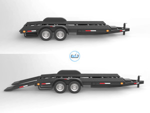 Car Haulers - Car Trailers 3D Baskı Modeli
