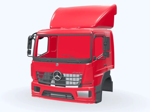 Образец кабины грузовика Mercedes-Benz Atego STL 3D Принт Модель