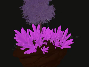 flying fantastic tree 3D Model