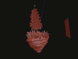 flying fantastic tree 3Dモデル