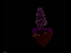 flying fantastic tree 3D Model