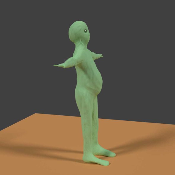 Green Planet Alien 3d Model In Alien 3dexport