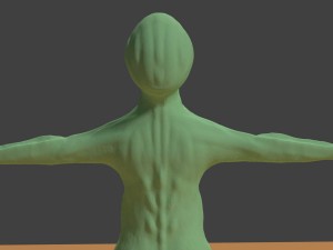 green planet alien Model 3D