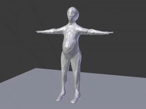 green planet alien 3D Model