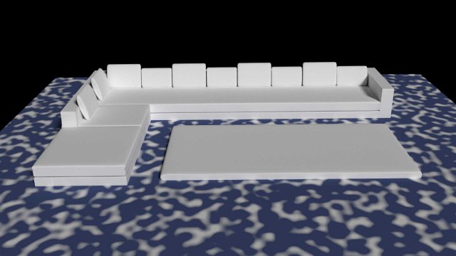 long couch Modello 3D .c4d .max .obj .3ds .fbx .stl .blend 