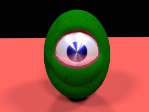 eye alien CG Tekstury