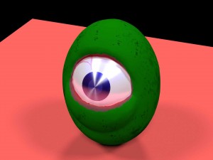 eye alien CG Tekstury