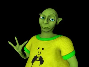 uomo grasso Modello 3D