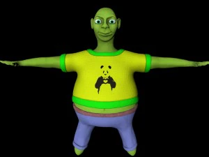 fatty man 3D Model