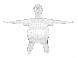 fatty man 3D Model