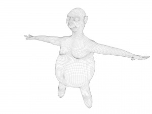 fatty man 3D Model