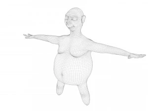 fatty man 3D Model