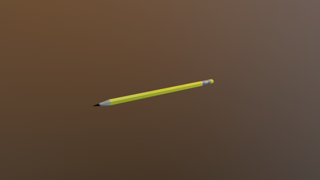 pencil 3D Model .c4d .max .obj .3ds .fbx .stl .blend 