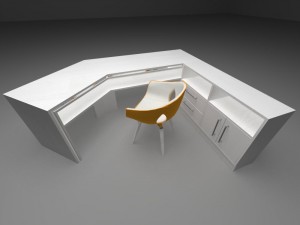 table of the designer Modelo 3D