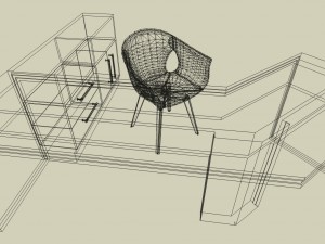 table of the designer Modelo 3D