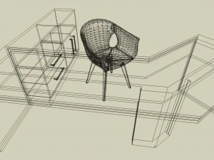 table of the designer 3D Model