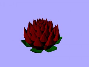 low-poly flower pack 3D 模型