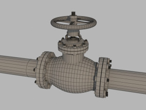 BallValve 3D Model