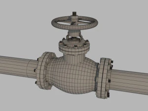 BallValve 3D Model