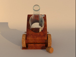 Table set VODKA Modello 3D