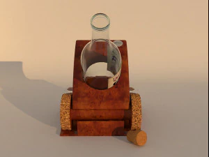 Set da tavola VODKA Modello 3D