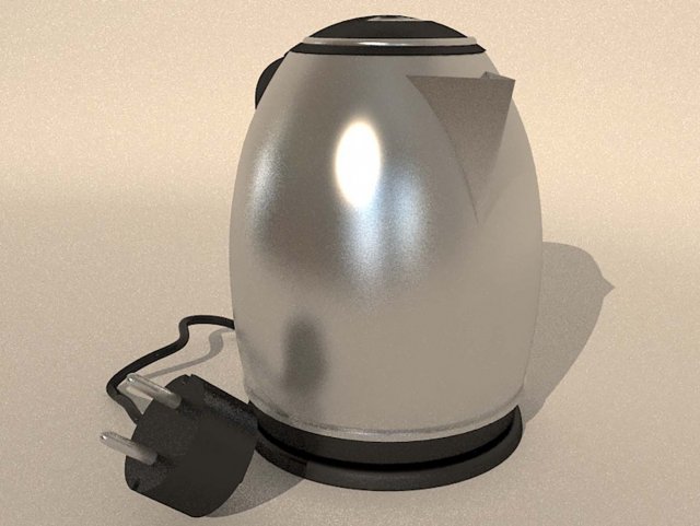 Electric kettle 3Dモデル .c4d .max .obj .3ds .fbx .stl .blend 