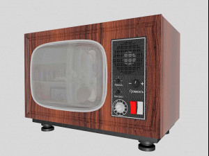 Retro TV 3D Model