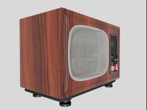 Retro TV 3D Model