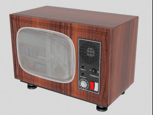 Retro TV 3D Model