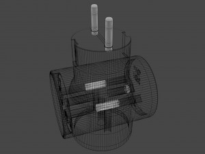 Splitter triple 3D Model
