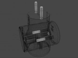 Splitter triple 3D Model