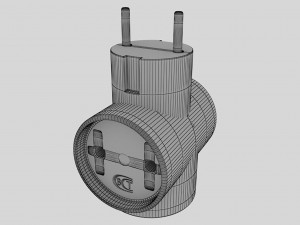 Splitter triple 3D Model