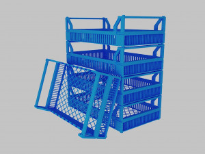 Fruit boxes 3D Модель