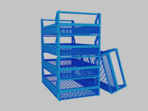Fruit boxes 3D Model