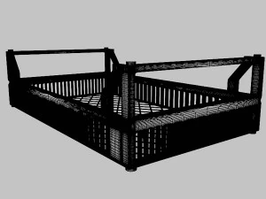 Fruit boxes 3D Model