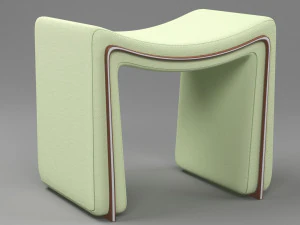 Coffee table with chair 3D Model