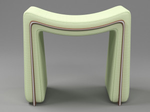 Coffee table with chair 3D Model