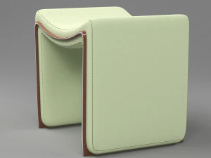 Coffee table with chair 3D Model