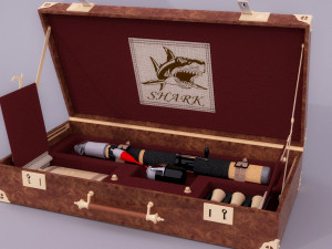 Souvenir gift set for fishing 3D Model