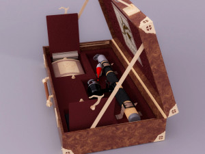 Souvenir gift set for fishing 3D Model