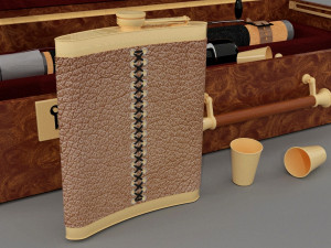 Souvenir gift set for fishing 3D Model