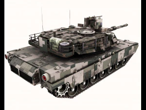 Abrams Modelo 3D