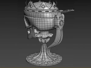 Mug-SKULL 3D Print Model