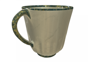 Cup with a ship Model 3D