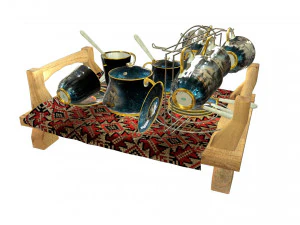Tea Set 3D Model