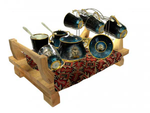 Tea Set 3D Model