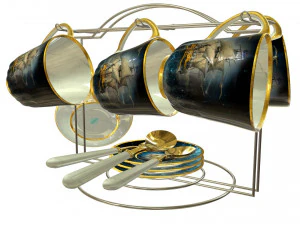 Tea Set 3D Model